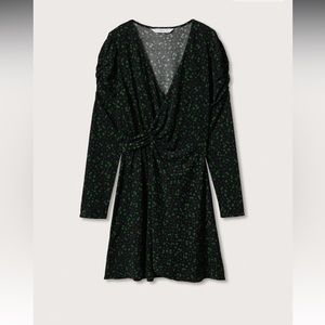 Patterned Wrap Dress